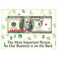 Las Vegas Blackjack $100 Bill Photo Hand Mirror (2.5" x 3.5")